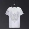 Crown S T Shirts Männer Marke Kurzarm Mode Mann Streetwear O Neck Slim Modal Baumwolle T-shirts Plus Größe 6XL 210706