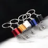 Fashion Creative Car 6 Speed ​​Gearbox Gear Head Blower Key Rings Manual Transmission Spake Refitting Metal Pendant Keychains