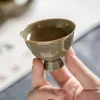 Vintage Celadon Song Taza de té Taza de cerámica Teaup Master Space Ware Taza