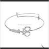Autres bracelets bijoux livraison directe 2021 mode créative femmes ciseaux modélisation Bracelet réglable84Zx Fc1