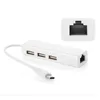 Adattatore Lan per scheda di rete Ethernet USB31 TypeC a RJ45 HUB USB 31 a 3 porte per Macbook Tablet PC Phone5401288