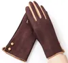 Fingerless handskar 200Pairs / lot mode damer elegant mocka varm körning höst vinter orsakande cashmere vants