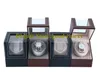 Pojedynczy Watch Box Skóra Automatyczne Nawijanie Mechaniczne Zegarki Damskie Uchwyt Nawijacz Motor Shaker Tabl z Ultra-Ciche Ladies Męskie Zegarek Bateria