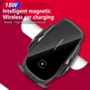 Chargeur sans fil de voiture magnétique intelligent 15W M11L pour tous les téléphones mobiles iPhone X XR XS Galaxy support de téléphone à montage sur grille d'aération à charge rapide