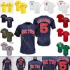 Nomar Garciaparra Shirt Vaderdag 2021 City Connect Grijs Navy Rood Wit Fans Speler Groen Salute to Service Maat S-3XL