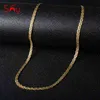 Sunny Jewelry Fashion 750 Copper Link Necklaces Chains Women Man High Quality Classic Trendy For Daily Wear Gift Anniversary