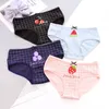 4pcs / lot bomull barn underkläder trosor för tjejer barn boxare briefs panty för 9-20 år gammal tonåring kläder 2517 Q2