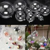 6 8 10 cm Hochzeitsdekorationen Baum Ornament Favoriten Weihnachten hohl transparent Ball Candy Box klare Handwerksballons Dekoration