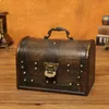 Busche di gioielli, borse Nordic Lusso Vintage Box Box Box Organizzatore per Girl Wood Small With Block Case Home Decor Regalo