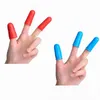 Ugnsmötter Non-Slip Silicone Finger Cover Cap Värme Isolering Handskydd Skyddar Slumpmässig Färg