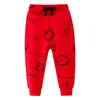 Top Marque Arrivée Animaux Enfants Pantalons De Survêtement pour Garçons Filles 2-7T Mode Sport Cordon Long Pantalon Bébé Dinosaures Pantalon 210529