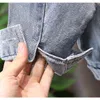 Meisje jassen lente kinderen denim voor meisjes baby bloem borduurwerk jassen kinderkleding kind uitloper jeans 211204