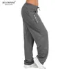 Allukasa Rahat Gevşek Baggy Sweatpants Spor Bayanlar Harem Pantolon Uzun Ev Pantolon Jogger Artı Boyutu 5XL 210925