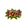 POW – patchs brodés à repasser pour vêtements, accessoires pour vêtements, autocollants pour vêtements, Badge appliqué, 8.5x5.8 CM