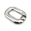 NXYCockrings Heavy ball stretcher scrotum stretch pendant bunch Bo ring stainless steel cock delay ejaculation man abusive sex toy 1124