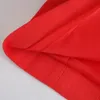 Frauen Mode Rot Leinen Mischung abgeschnitten Blazer Mantel Weibliche Sexy V-ausschnitt Langarm Zweireiher Top Chic Tops 210520