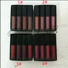 Hot Item Schönheit Lipgloss Hand-ausgewählte Mini-flüssiger Matte-Lippenstift der rot / pink / braun / nackte Edition 4 Arten Lipgloss