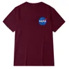 NASA przestrzeń t shirt mężczyźni moda lato bawełniane hip-hop trójniki odzież marki kobiety topy