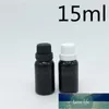 Butelki do przechowywania Słoiki 500 sztuk 15ml Czarna szklana butelka, 15cc Fiolki Olej eteryczny z Tamper Evident Cap Perfumy Cena fabryczna Expert Quality Najnowsze styl