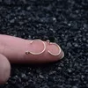 925 Silver Nose Ring Real Piercing Gold Filled Jewelry Handmade 2PCS Cuff Body