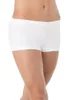 Weibliche Booty-Shorts mit der kürzesten Länge aus mattem Nylon, bequem mit niedrigem, elastischem Bund, Workout für Damen