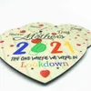 Moda Mamy Naszyjnik Szczęśliwy Dzień Matki 2021 Peach Heart Design Kobiety Dziewczyny Kolorowe Listy Drewniana Matka Wisiorek Cinnabar H31KCC80