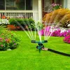 Vattenutrustning Tre arm Automatisk sprinkler 360 graders Rotary Spray Head Garden Greenhouse Garden Lawn Irrigation Praktisk