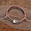 Braccialetti fascino regolabile corda di cotone intrecciata coppia braccialetto montuoso marino marine reratto da donna donna amicizia accessori regalo brasalet