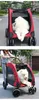 Dog Car Seat Covers Foldable Stroller With Storage Pocket, Oxford Fabric For Medium Large Giant Size Dogs Load-bearing 110kg Outside