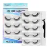 Reusable False Eyelashes Water-Activated Self-Adhesive Without Glue Beauty Makeup Eyelash Extension 3d Lashes