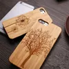 Bamboo Case Phone охватывает деревянный чехол для iPhone 13 PRO 12 XS MAX XR 11 8 Пользовательский дизайн Абоназорные деревянные Samsung Galaxy S21 S22 Ultra 5G крышка