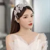 Crystal Head Jewelry Crowns Wedding Accessories For Women Korea Headband Tiara Crown Bride Diadema Hair Ornaments Headdress