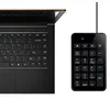 Wired 23 Keys Slim Numeric Keypad Digitalt tangentbord för redovisning Teller finansiell stormarknad Laptop / Notebook KDJK2112