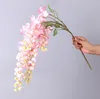 웨딩 장식 실크 꽃 인공 등나무 꽃 9 색 5 가지 포크 포도 나무