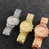 Zegarek na rękę Contena Women Watches Luksus Crystal Zegarek Damski Diamond Ladies Watch kwarcowy pasek na nadgarstek