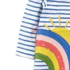 Dessin animé Long Seleeve Girl Vêtements Automne Costume pour enfants Pyjamas confortables à la maison Porter un enfant en bas âge mignon K 210528