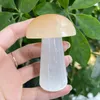 Decorative Objects & Figurines Large Size!!!Natural Selenite Crystal Quartz Polished Mushroom Reiki Gypsum Healing Crafts Decoration