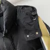 패션 남자 겨울 아래로 코트 오버 코트 파카 재킷 인쇄 편지 streetwear 패딩 코트