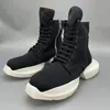 Hoof Heel Men Canvas Boots Breathable Lace Up Shoes Big Size Men High Top Fashion Sneakers P30D50