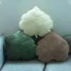 Pillow Plush Leaves Kudde Sofa Kasta Mjuk kontorsstol Bilstol Ryggkuddar Barnrum Dekoration