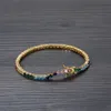 3 MM de large Hip Hop Bling glacé 1 rangée multicolore CZ pierre Tennis lien chaîne Bracelets pour femmes hommes rappeur bijoux