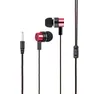 MP3-tyg 3.5mm Sport Wired Earphones Stereo Buller Avbryta Headset Portable Bass Sound Earpiece för Xiaomi Samsung