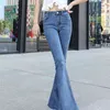 Dames jeans flard jeans hoge taille moeder vrouw trouse Jean Jean vrouwen kledingbroeken ongedefinieerde broek traf grunge 210322