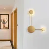 Wall Lamp Nordic Acrylic Simple Creative Living Room Dining Personality Bedroom Bedside Background LED Lights