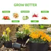 5 st 3-10 gallon växa väskor filt växt växa pott potatis tomat plantering väska trädgård grönsaker växtpåsar tyg blomkrukor 210615
