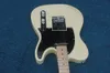 Yellow body Electric Guitar with Maple neck,Black pickguard Chrome hardware,Provide customized services