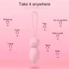 NXY Vibrators Best Selling Little Bear Jump Egg Produits pour adultes Pink Electric 9 Divers modes de vibration Vibrateur de silice confortable 0104