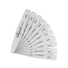 Nail Files 10pcs / Lot 80/80 240/240 Grit Grå Diamantfil Manikyr Pedikyr Buffertkonst UV Gel Polska Ta bort verktygssystem