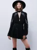 Kvinnors Blusar SHIRTS 2022 Bohemian Deep V Collar Women Broderi Top Boho Style Fashion Long Lantern Sleeve Fall Blouse Hippie