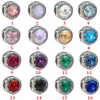 Echtes 925er-Sterlingsilber, passend für Pandora-Armband-Charms, Opal-Meer-Herz, Regenbogen-Serie, Perlen, Liebesherz, blaues Crysta-Charm für DIY-Perlen-Charms